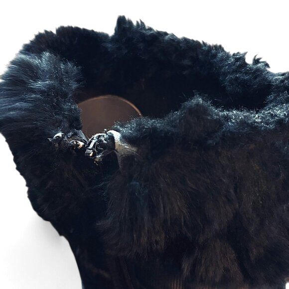 Coach ‘Solaris’ Monogram Fur Trim Snow Boot - Picture 8 of 11